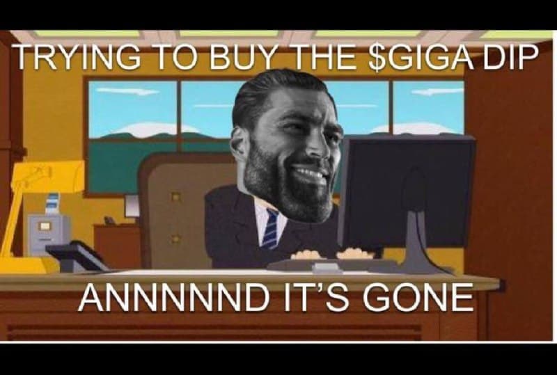 Frustrated man realizes missed investment opportunity.