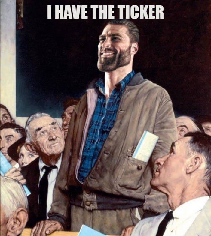 Confident man stands before an astonished audience.