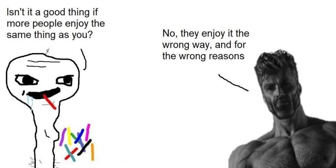 Skeptical character debates enjoyment of shared interests.