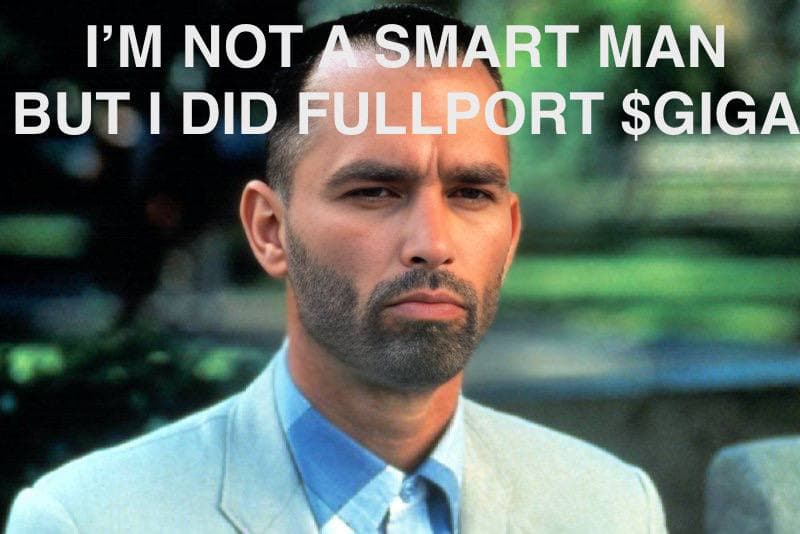 Confident man in a suit with bold text expressing pride.