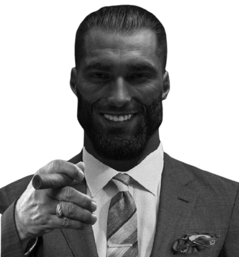 Smiling man in a suit holding a cigar, radiating confidence.