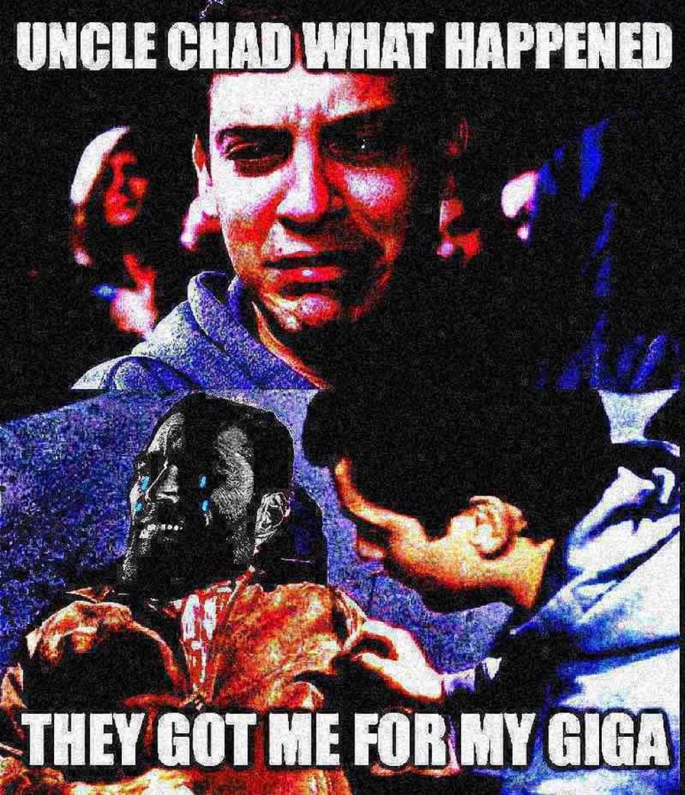 A young man cries out for Uncle Chad about a traumatic event.