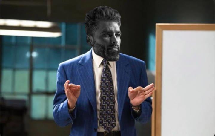 Monochrome Businessman Presentation